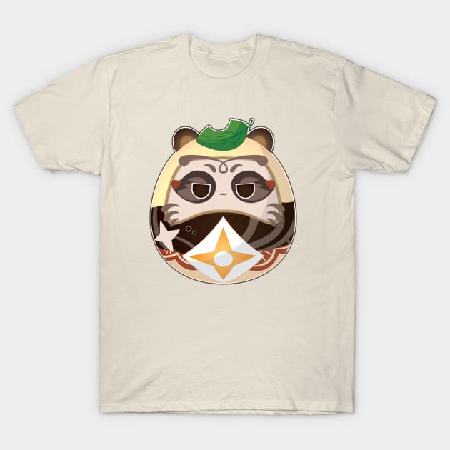 Sayu Mujina Flurry - Muji-Muji Daruma Genshin Impact Mascot T-Shirt by Anime Access